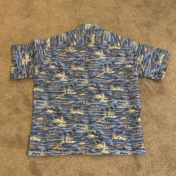 Men’s XL Pierre Cardin Hawaiian Shirt NWOT 100% Cotton - Picture 2 of 4